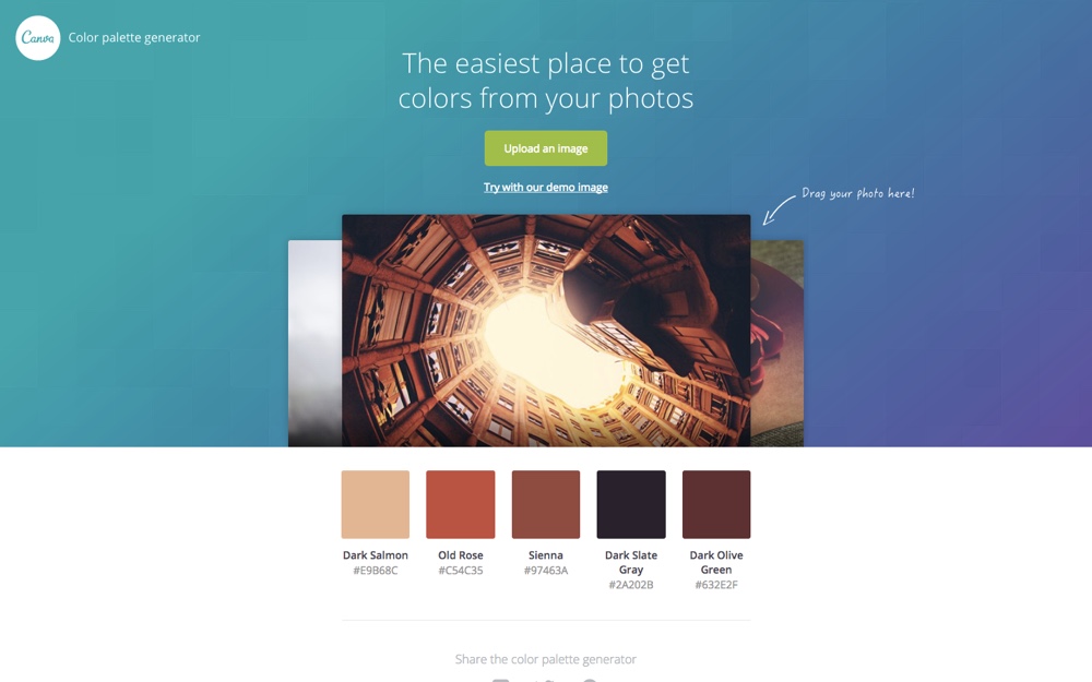 Color Palette Generator by Canva