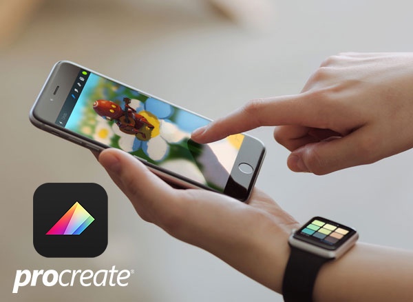 Control Procreate Pocket with remote dashboard for Apple Watch