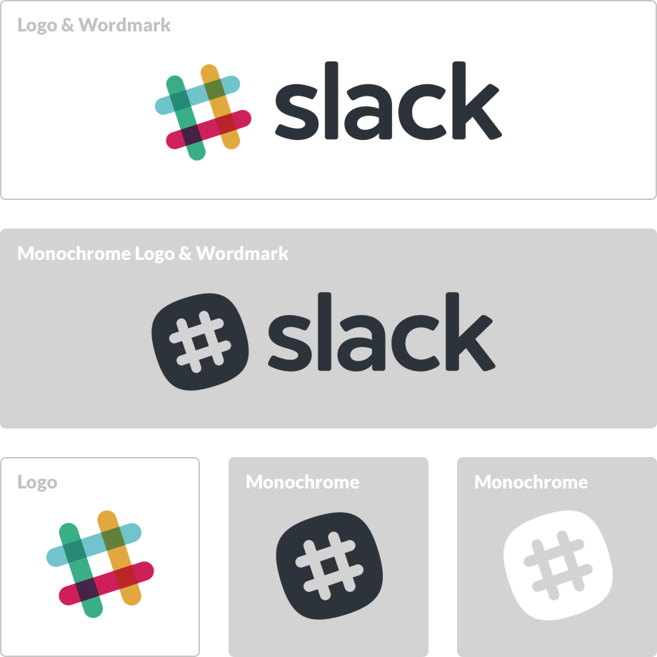 Slack monochrome logo